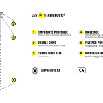 NORAIL -StarBlock -Vis Bois-Agglo –Diam.5 –TF –PZ –Acier Zingué -Tête Fraisée Pozidriv 5